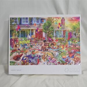 Buffalo Games Yard Sale 2000 Piece Jigsaw Puzzle 38.5 x 26.5 in Age 14+